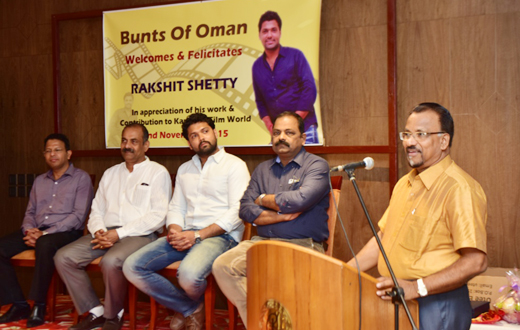 Rakshit Shetty in Muscat